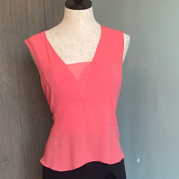 BCBG Coral ( Salmon)blouse - Picture 1 of 8